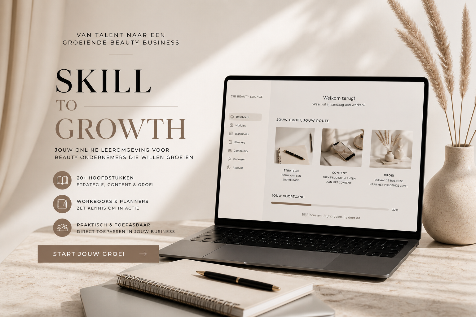 Skill to Growth Digital Workbook Chi Beauty Lounge